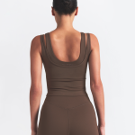 D�bardeur � double bretelles nikeskims matte pour femme - marron