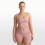 D�bardeur � encolure carr�e nikeskims matte pour femme - rose