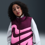 Doudoune sans manches ample nike swoosh therma - fit pour ado (fille) - rouge Doudoune sans manches ample nike swoosh therma - fit pour ado (fille) - rouge