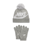 Ensemble 2 pices bonnet et gants nike pour jeune enfant - gris