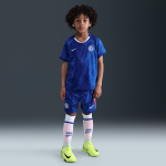 Ensemble 3 pi�ces replica nike football chelsea fc 2025 / 26 stadium domicile pour enfant - bleu