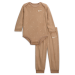 Ensemble body et pantalon nike baby essentials pour bb (6 - 12 mois) - marron