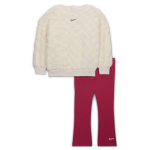 Ensemble deux pi�ces avec legging �vas� nike cozy pour b�b� (12 - 24 mois) - rose