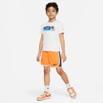 Ensemble deux pi�ces nike coral reef mesh shorts set pour enfant - orange