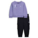 Ensemble deux pices avec pantalon jordan blue jeans and bling pour bb (12 - 24 mois) - noir