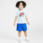 Ensemble deux pices avec short en taffetas nike dri - fit ace your game pour enfant - bleu
