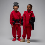 Ensemble deux pices avec sweat  capuche jordan brooklyn fleece pour enfant - rouge