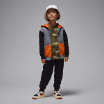 Ensemble deux pices avec sweat  capuche  zip jordan brooklyn fleece pour enfant - noir
