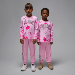 Ensemble pantalon et t - shirt à manches longues façon maillot 2023 jordan pour enfant - rose Ensemble pantalon et t - shirt à manches longues façon maillot 2023 jordan pour enfant - rose
