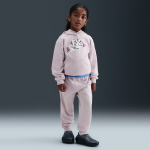 Ensemble sweat à capuche et pantalon de jogging en molleton nike pour enfants - pourpre Ensemble sweat à capuche et pantalon de jogging en molleton nike pour enfants - pourpre