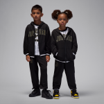 Ensemble trois pi�ces � zip avec maillot en molleton jordan pour enfant - noir