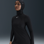 Ensemble avec tunique  manches longues et legging nike swim victory pour femme - noir