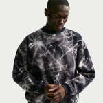 Haut de basket bross� therma - fit standard issue pour homme - noir