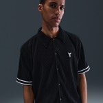 Haut de basket pliss  manches courtes kobe pour homme - noir