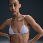 Haut de bikini triangle nike swim essential pour femme - pourpre