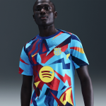 Haut de foot d'avant - match nike dri - fit fc barcelona academy pro 4e tenue pour homme - bleu