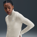 Haut de running  col roul therma - fit nike swift pour femme - blanc