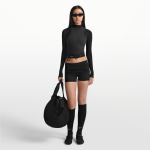 Jupe - short � taille repliable nikeskims matte 8 cm pour femme - noir