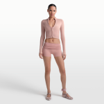 Jupe - short � taille repliable nikeskims matte 8 cm pour femme - rose