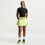 Jupe de tennis taille haute dri - fit nikecourt advantage pour femme - jaune