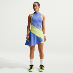 Jupe de tennis taille haute dri - fit nikecourt slam pour femme - jaune