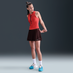 Jupe de tennis taille haute dri - fit nikecourt slam pour femme - rouge Jupe de tennis taille haute dri - fit nikecourt slam pour femme - rouge