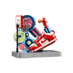 Kit de construction nike dunk trickshot x lego ; set avec minifigurine exclusive - rouge