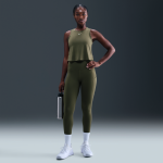 Legging 7 / 8 taille haute avec poches nike one pour femme - vert