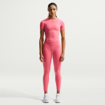 Legging 7 / 8 taille haute sans couture avant nike universa pour femme - rose