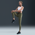 Legging long taille haute nike one pour femme - vert