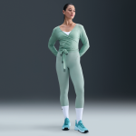 Legging long taille haute nike zenvy pour femme - vert Legging long taille haute nike zenvy pour femme - vert