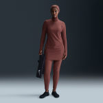 Legging de bain slim nike swim victory pour femme - marron