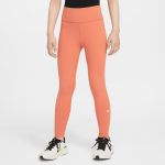 Legging taille haute dri - fit nike one pour ado (fille) - orange
