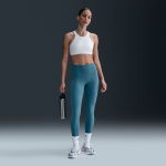 Legging long taille haute nike zenvy pour femme - bleu