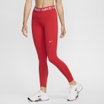 Legging taille mi - haute à empiècements en mesh nike pro pour femme - rouge Legging taille mi - haute à empiècements en mesh nike pro pour femme - rouge