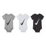 Lot de trois bodys nike pour bb (0 - 6 mois) - blanc