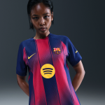 Maillot de foot authentic nike dri - fit adv fc barcelona 2025 / 26 match domicile pour femme - bleu