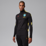 Maillot de foot jordan dri - fit br�sil strike pour homme - noir