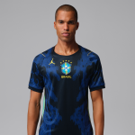 Maillot de foot replica jordan dri - fit br�sil 2026 stadium ext�rieur pour homme - bleu