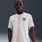 Maillot de foot replica nike dri - fit chelsea fc 2025 / 26 stadium extérieur pour homme - gris Maillot de foot replica nike dri - fit chelsea fc 2025 / 26 stadium extérieur pour homme - gris