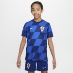 Maillot de foot replica nike dri - fit croatie 2024 / 25 stadium ext�rieur pour ado - bleu
