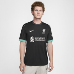Maillot de foot replica nike dri - fit liverpool fc 2024 / 25 stadium extérieur pour homme - noir Maillot de foot replica nike dri - fit liverpool fc 2024 / 25 stadium extérieur pour homme - noir