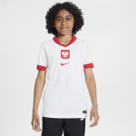Maillot de foot replica nike dri - fit pologne 2024 / 25 stadium domicile pour ado - blanc