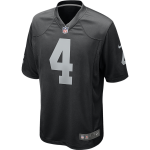 Maillot de football américain nfl las vegas raiders (derek carr) pour homme - noir Maillot de football américain nfl las vegas raiders (derek carr) pour homme - noir