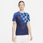 Maillot de football nike dri - fit croatie 2022 / 23 stadium ext�rieur pour femme - bleu