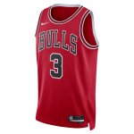 Maillot nike dri - fit nba swingman chicago bulls icon edition pour homme - rouge