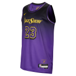 Maillot nike dri - fit nba swingman lebron james los angeles lakers 2024 / 25 city edition pour ado - ...