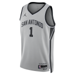 Maillot nike dri - fit nba swingman san antonio spurs 2025 / 26 statement edition pour homme - gris