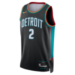 Maillot nike nba swingman cade cunningham detroit pistons city edition pour homme - gris