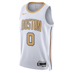 Maillot nike nba swingman jayson tatum boston celtics city edition pour homme - blanc
